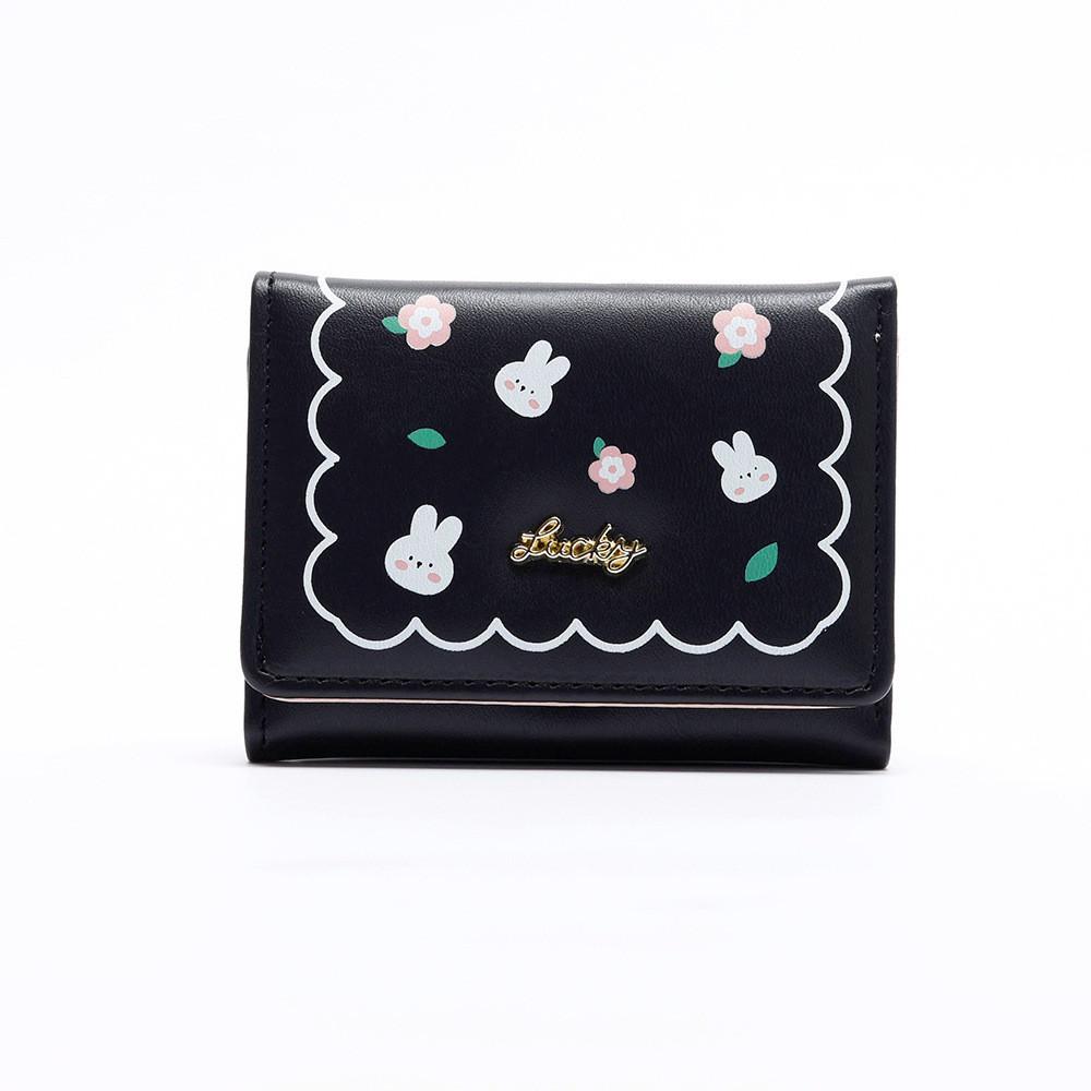 

Soft Pu Leather Wallet For Women With Coin Slot And Card Slots чорний
