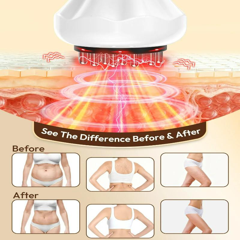 Shaping Massage Brush Meridian Comb With Infrared Heating Lymphatic Drainage Massager Anti Fat Quality Relief Back Pain