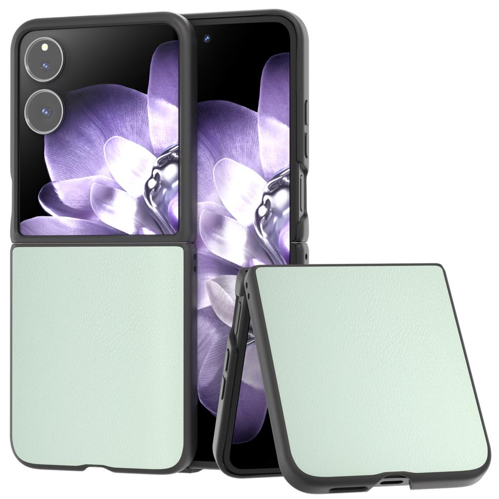 For Xiaomi Mix Flip 5G Case Anti-Scratch PU Leather Coated PC Phone Cover