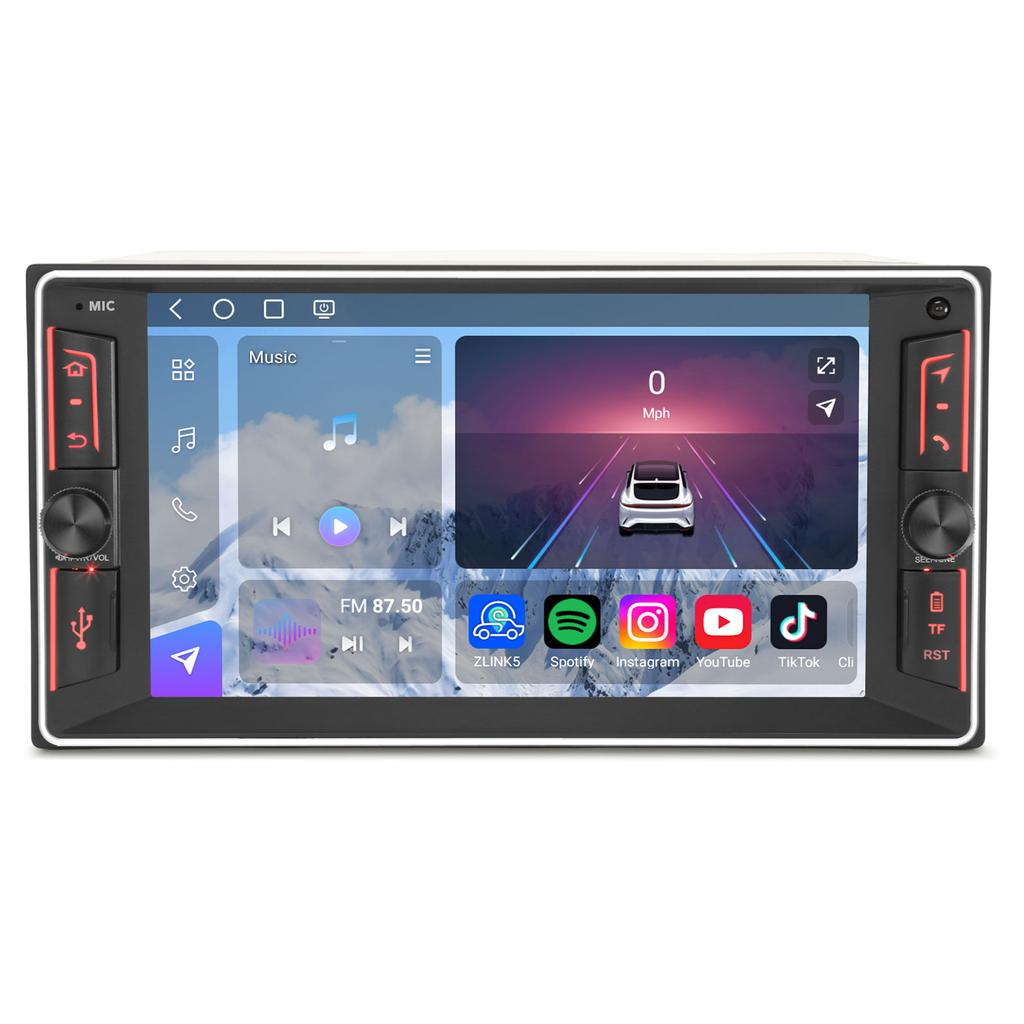 EU Free Shipping 7inch 8GB Android 16 Car Stereo for Toyota RAV4 Corolla Prado 2000-2010 Wireless CarPlay Android Auto GPS DSP