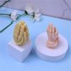 Silicone Molds Hand Candle Buddha Beads Prayer Gesture Candle Mold Hand Shaped Resin Casting Mould