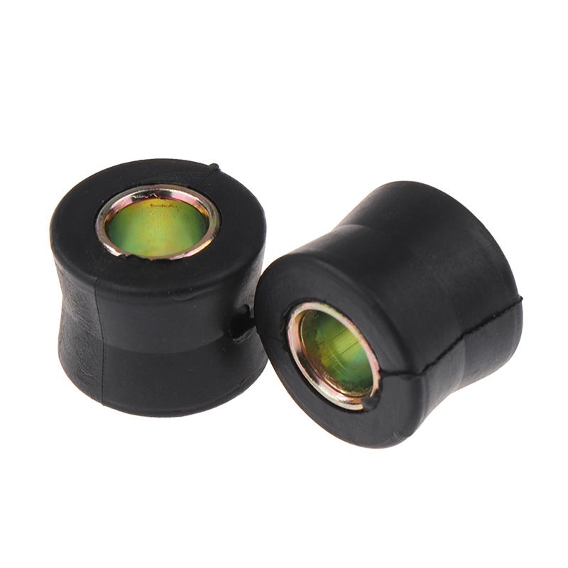 2 Pcs Universal Motorcycle 10MM 12MM Rear Shock Absorber Sleeve Buffer Rubber Ring Bushing Fixed Ring Rear Sleeve Scooter