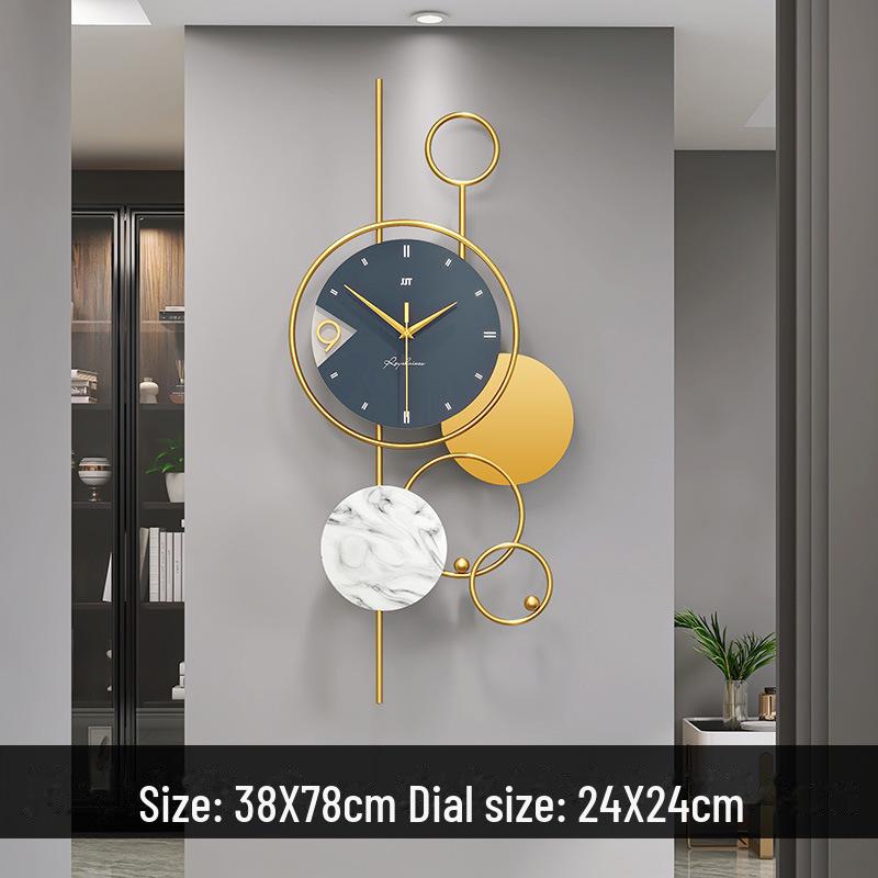 

Современные роскошные настенные кварцевые часы – простой, креативный декор для гостиных