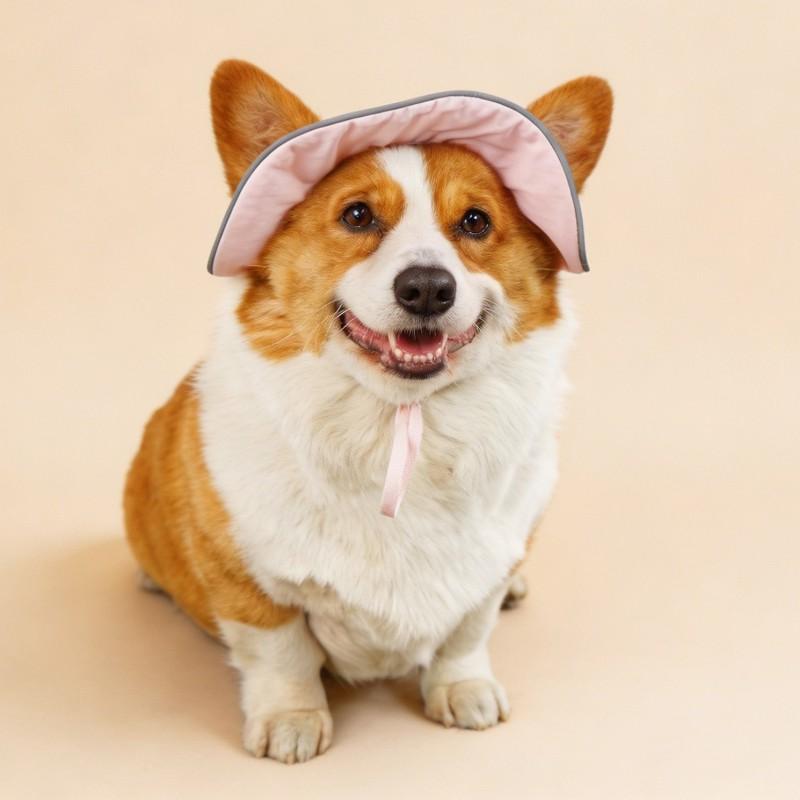 Dog Sun Hat Outdoor Walks - Breathable With Ear Holes UV Protection Cap Small To Large Breeds