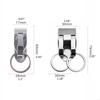 Stainless Steel Waist Hook Hanging Car Key Buckle Key Clip Belt Hook Buckle Outdoor Buckle Keychain Bag Strap Tools