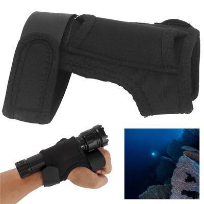Wrist Flashlight Holster Thickened Nylon Sturdy Hands  Diving Torch Arm Mount Holder Diving Flashlight Holster
