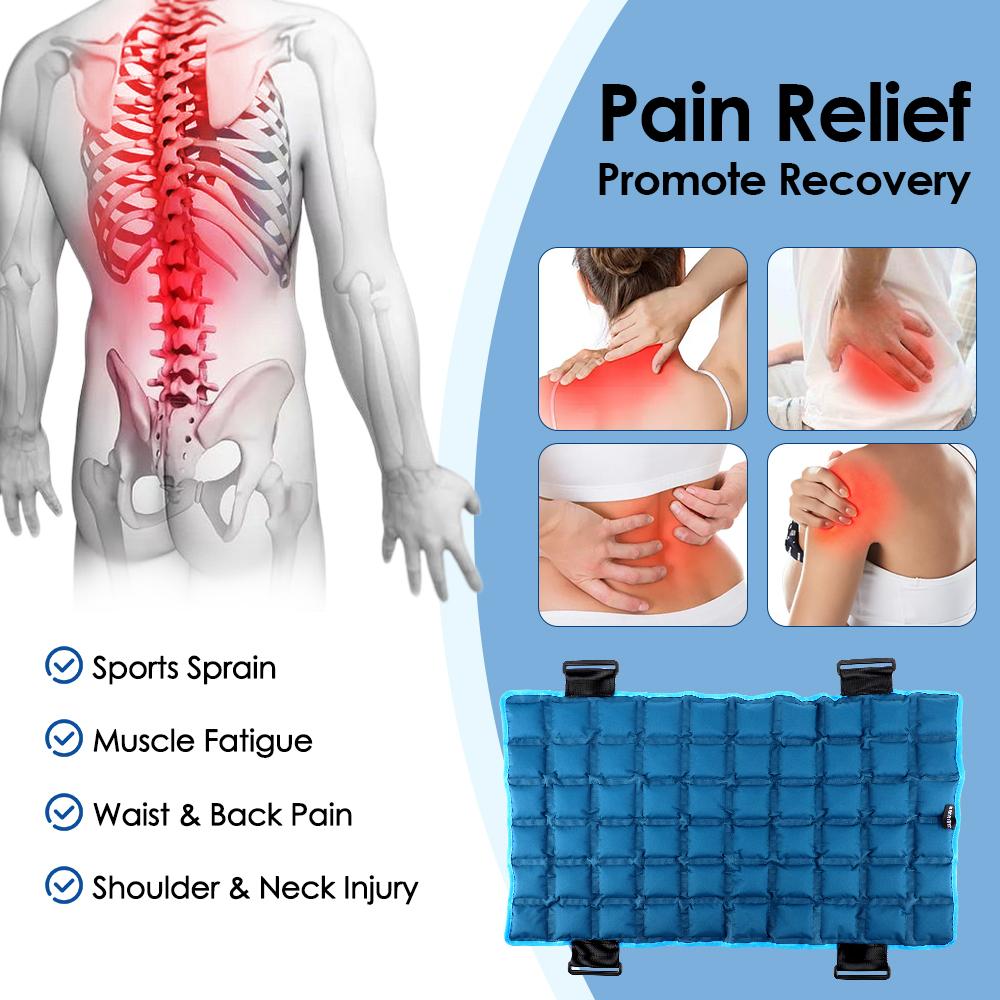 Large Ice Pack for Back Relaxation Reusable Cold Pack for Knee Leg Neck Shoulder Hip Ice Wrap for Back Discomfort and Muscle