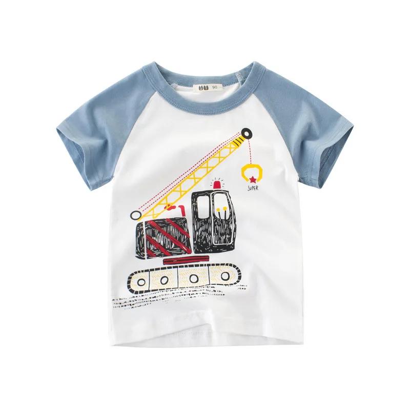 Boys' short sleeved T-shirt Korean version children's clothing children's T-shirt summer cartoon top