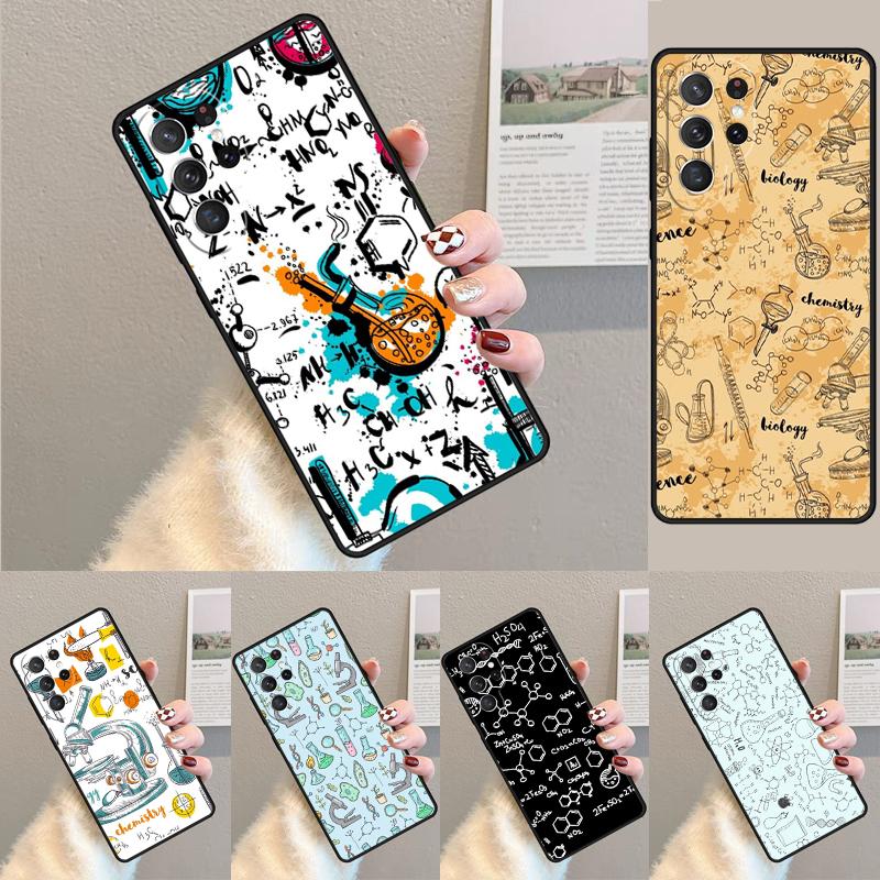 Chemistry elements Phone Case for Samsung Galaxy note 10 pro S26 Ultra S23 S24 FE S25 S21 S22 PLUS shockproof Cove