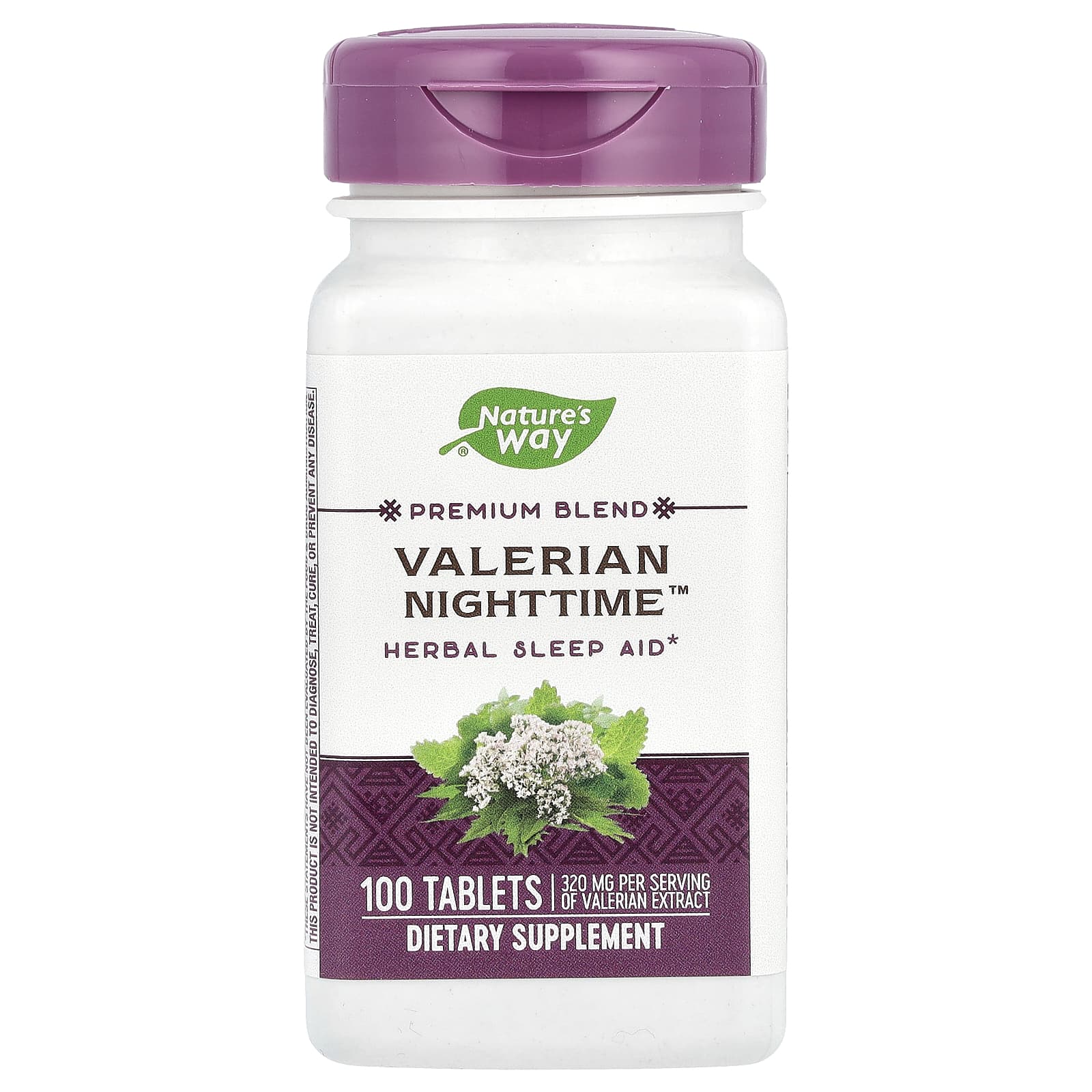 

Nature S Way, Valerian Nighttime™, 100 Tablets