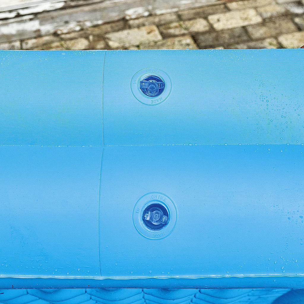 JILONG Vierkante Zwembad, 82 x 82 x 27cm (opgeblazen formaat), met luchtkussenbodem, JL-688079 BL, Klein