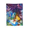 Princess Alice in Wonderland Blanket Super Soft Warm  Throw Blankets for Couch 50x60 Inch Multiple Sizes Plush Thin Quilt