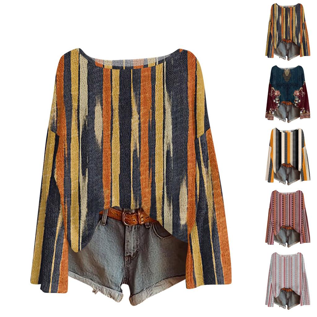 Mikiny pro ženy Pletený svetr Roztomilá košile Podzimní svetr s výstřihem