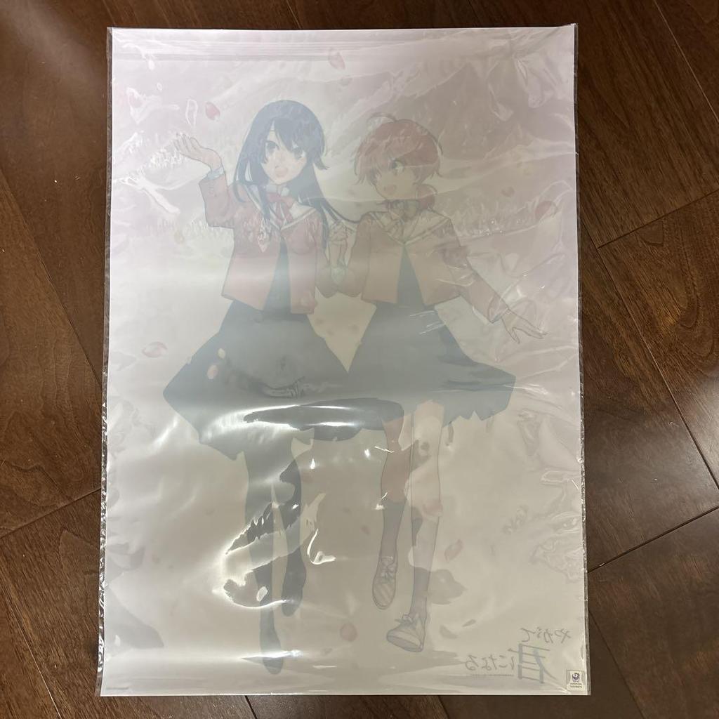 [USED] Bloom Into You Art Book Astrolabe Animate Limited Set A2 Clear Poster