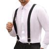 Adjustable Elastic Suspenders for Men Women 2.5cm Wide Adult Wedding Skirt Trousers Suspenders Accessories Goth Belt with Clip