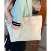 Korean version of simple large-capacity commuter bag women's 2025 new summer fashion tote bag versatile shoulder armpit bag
