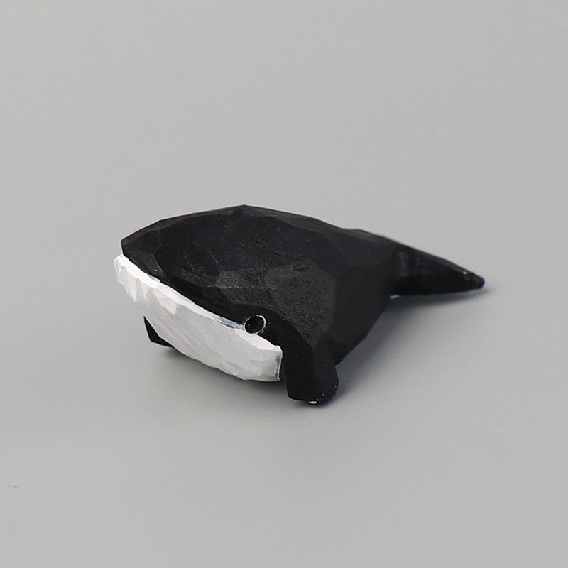 

1 шт. Милый мини-деревянный медведь, миниатюрные фигурки медведя из цельного дерева, вырезанные вручную, белые медведи, украшения для украшения стола, детские подарки