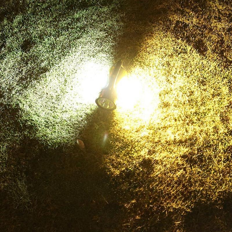 Super Bright LED Searchlight Handheld Portable LED Spotlight Torch USB Rechargeable Flashlight for Mining,Camping, Hiking, Fishing