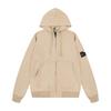 Stone Island Compass Patch Basic Hoodless Sweatshirt Loose Fit Men Women Casual Daily Wear