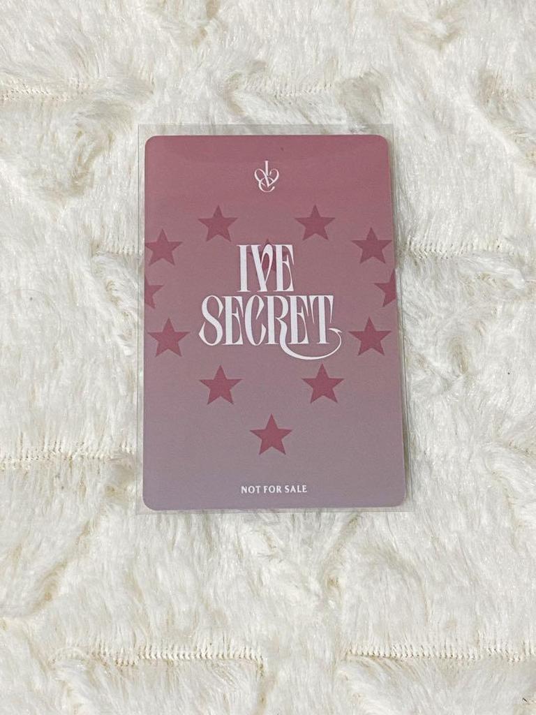 [USED] IVE SECRET 10/13 Osaka venue limited Wonyoung
