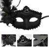 Costume Lady Mask Feather Sexy Halloween Mask Masquerade Half Face Mask Sexy Carnival Mask Ball Party Performance Mask