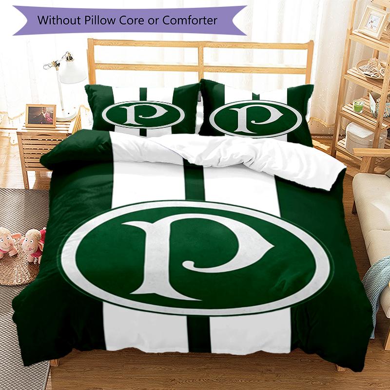 3pcs Palmeiras Bedding Set Duvet Cover Closure Includes 1 Duvet Cover & 2 Pillowcases, Soft and Comfortable for All Seasons.