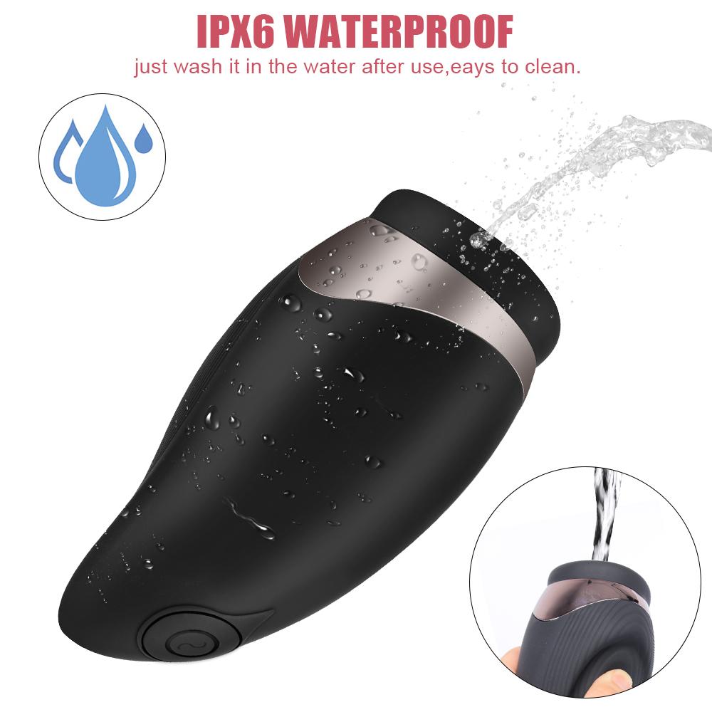 Neue automatische Heizung Oralsex Männlicher Masturbator 9 Saugvibrator Männliche Penispumpe Penisverzögerungstrainer Oralsexspielzeug Oralmassagegerät Sexspielzeug