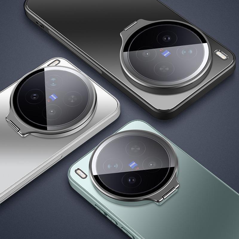 For VIVO X300 Ultra Case Hard Matte With Stand Magnetic Lens Protective Back Cover Case For VIVO X300 Pro X300Ultra Phone Shell