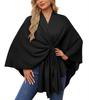 Soft Faux Cashmere Shawl: Solid Color Scarf for Weddings & Evening Gowns - Women's All-Season Accessory