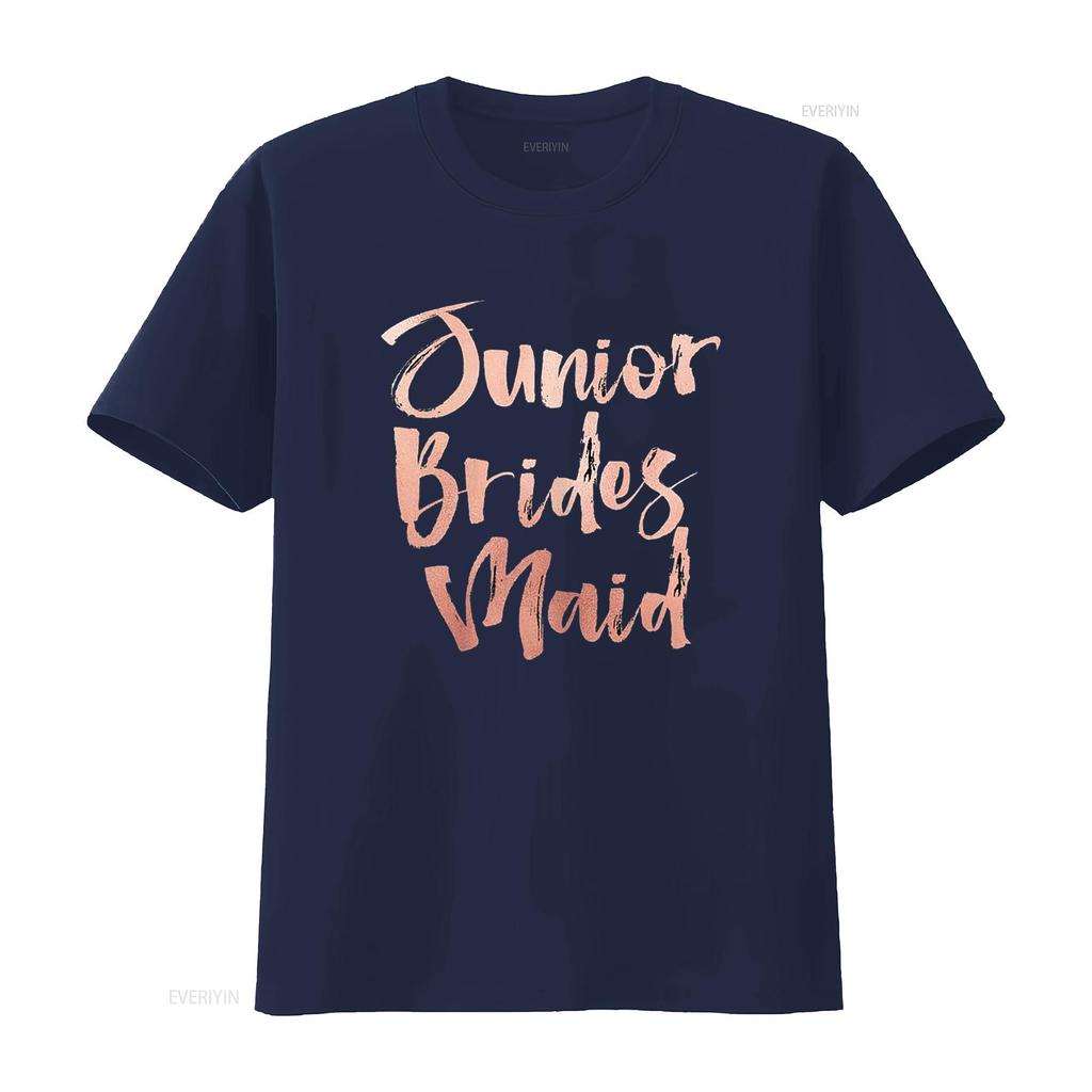 Junior Bridesmaid T Shirt for Women Bridal Wedding Party vintage Washed Breathable Comfortable Soft Stylish graphic Slightly