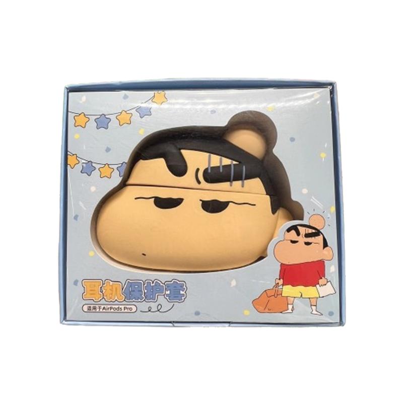 New POP MART Shinnosuke Nohara Crayon Shin Chan Characters, Bump, Headphone Protective Cover Trend Based Products PPMT-2401-0055