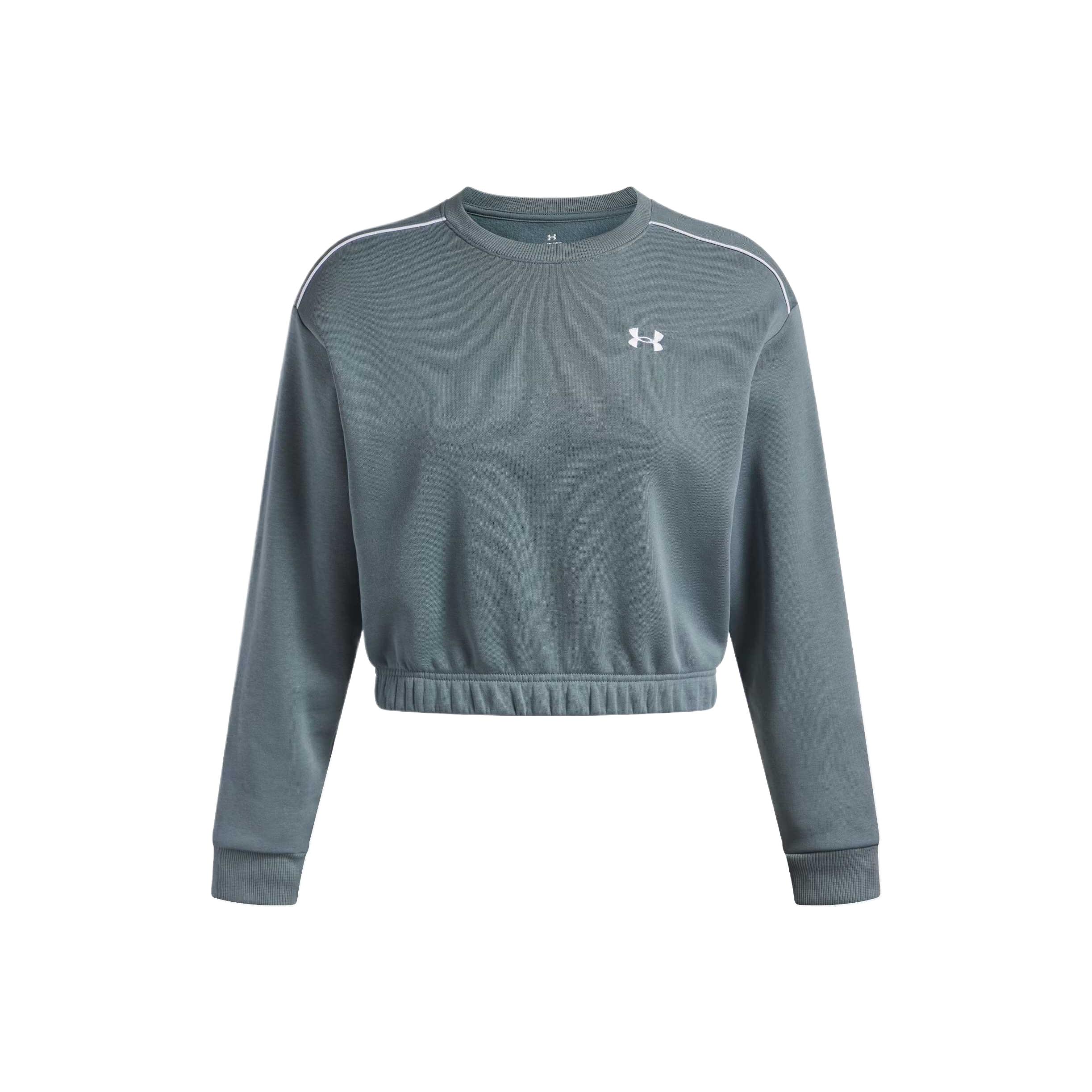 

Under Armour Rival Fleece Пуловер с отделкой Свободный Теплый С круглым вырезом Толстовка с длинным рукавом Женская толстовка 6007035-587 XL