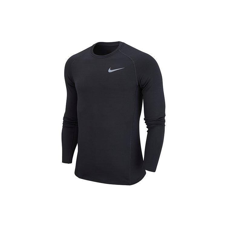 Nike T Shirts Men's Black Crew Neck Moderate Straight Fit CZ4281-010