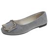 Women's Shoes Flat Shoes Square Toe Slip on Large Size Comfortable Casual Single Shoes Multicolor