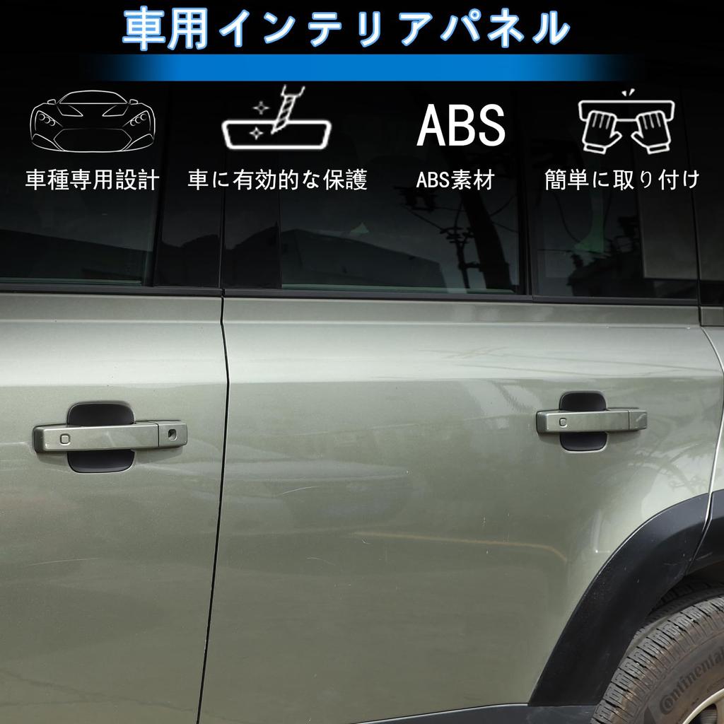 Sauicemy Land Rover Defender 2020-2023 Türschalenabdeckung Türknaufblende Außentürgriff