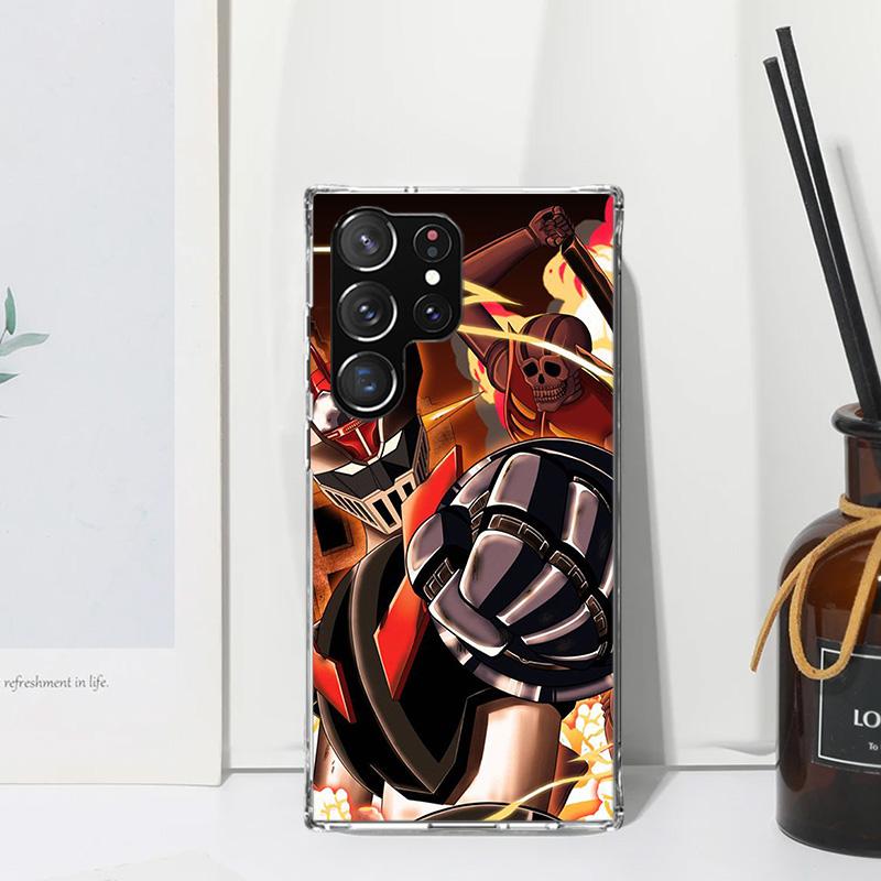 M-Mazinger Z Anime Phone Case For Samsung Galaxy Note 20 Ultra 10 Plus 9 8 M11 M12 M21 M30S M32 M51 M52 J4 J6 + J8 Art Fundas