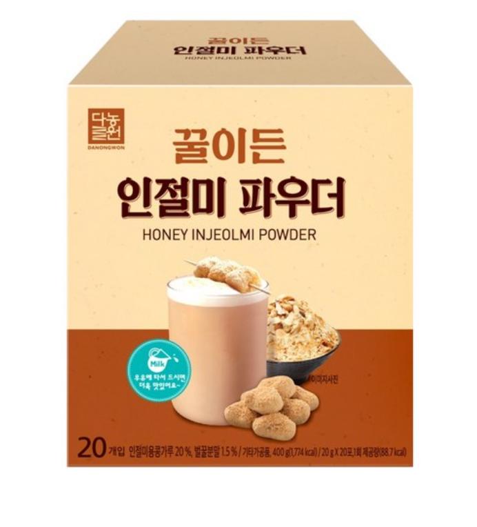Korean Injeolmi Honey Powder Sticks – Honeyed Soybean Powder 20 Sticks