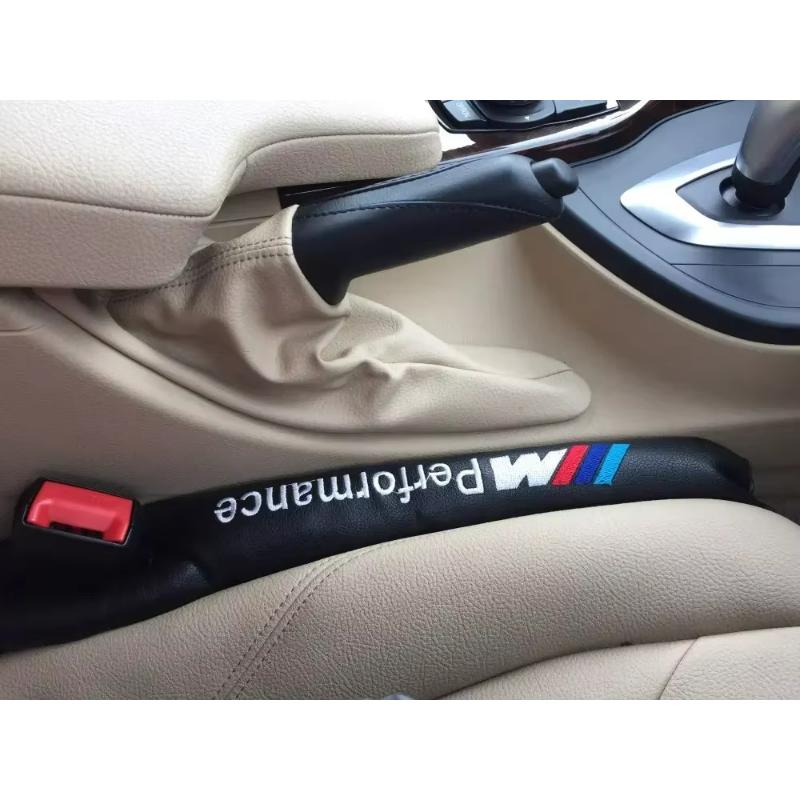 X6 X7 2pc Car Accessories Car Leather Seat Gap Leakproof Soft Pad Protective Fillers For Bmw M Sticker X1 X3 X4 X5 X6 X7 E46 E90