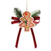 Christmas Ornament Small Boot Mitten Santa Snowman Gingerbread Man Xmas Tree Hanging Ornament Holiday Decorative Car Pendant for Wall Window Decor