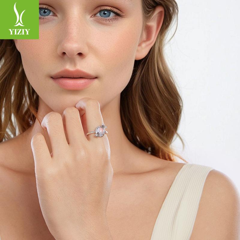 Forest Dream Butterfly Ring Female, Niche High-End Light Luxury Ins Style Personality Ring