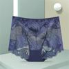 Women Panties Lace Briefs High Waist Underwear Female Intimates Mesh Breathable Underpants