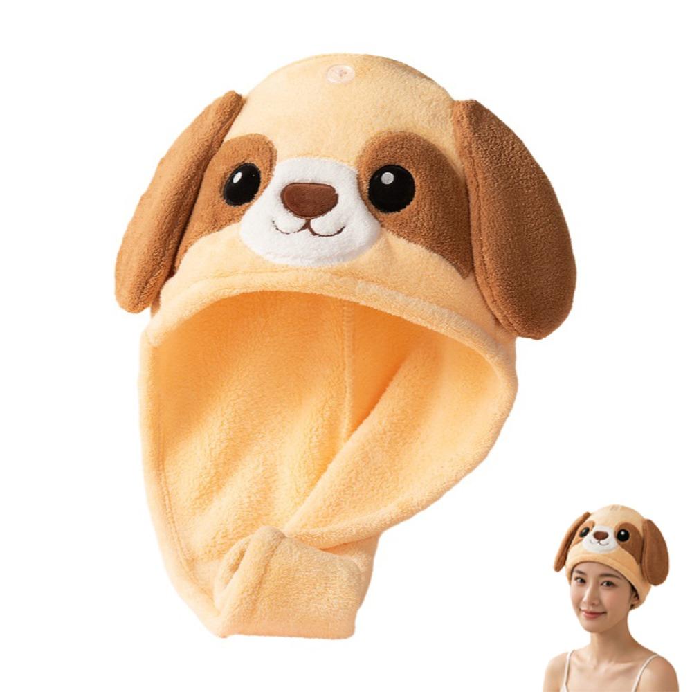 Absorbent Hair Drying Cap Cartoon Dry Hair Towel Cute Hair Towels  Hair