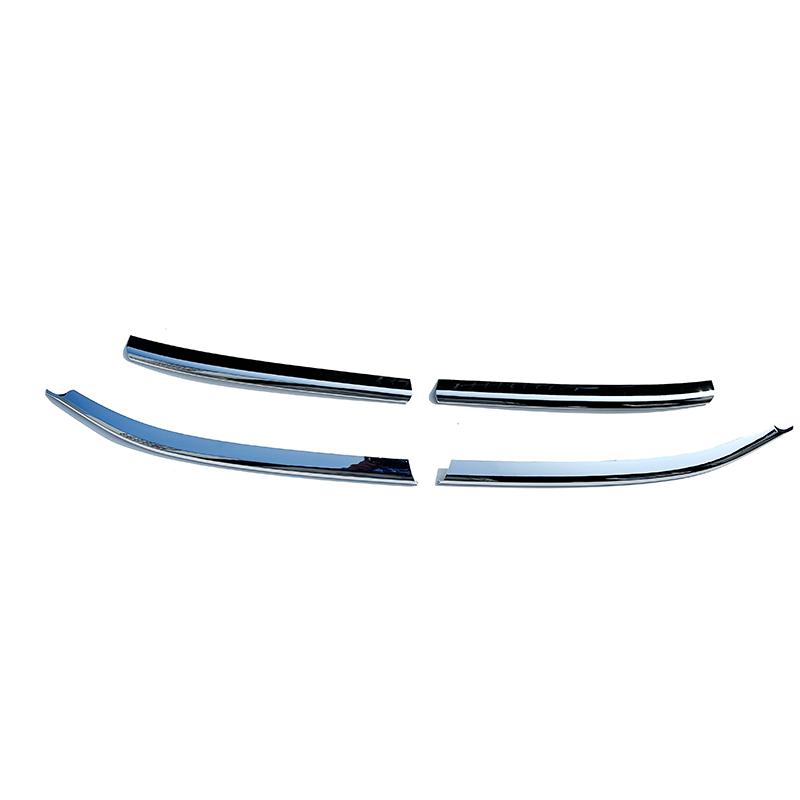 Car styling For Tiguan Front Grille Chrome 2021 2022 2023 Tiguan MK2 Front Bright Black Grille Chrome Sports Body Kit Accessory