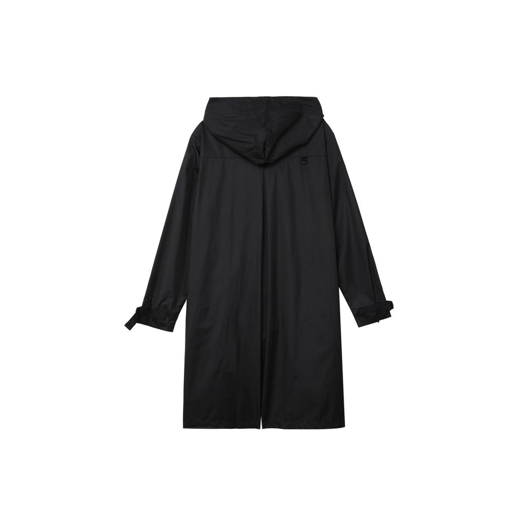 Adidas Originals Trefoil Logo Embroidered Hooded Long Sleeve Windbreaker Men Windbreaker Black GT7304