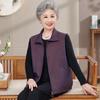 Women's Lightweight Stand-Collar Zipper Vest for Seniors