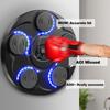Music Boxing Machine with Gloves, Smart Musical Boxing Machine Wall Mounted Punching Trainer with 7