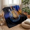 Coperta in Flanella con Stampa del Newcastle United Football, Coperta Morbida Calda Leggera per Divano Letto Campeggio