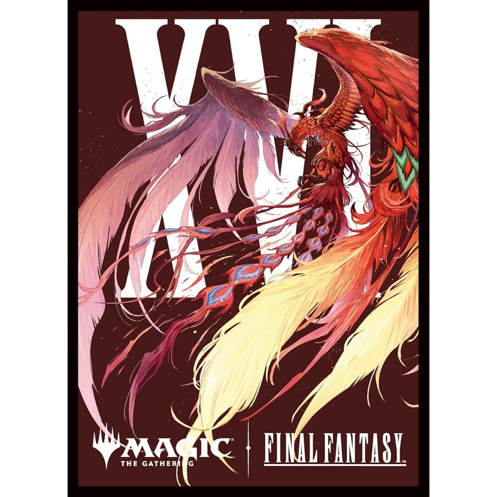 Ensky Magic: The Gathering Final Fantasy Player Card Sleeves Character Borderless Fire Summon Beast Phoenix MFS-17