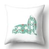 Simple Plaid Animal Pillowcase Puppy Cat Giraffe Pillowcase Children's Room Home Decoration Living Room Sofa Cushion Cover