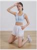 Women's High-Waist Quick-Dry Two-in-One Running & Yoga Shorts